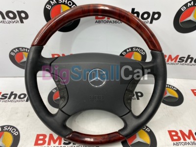 Руль Mercedes S350 2003 W220 112.972 А2204601603 - купить Верхнеяиково