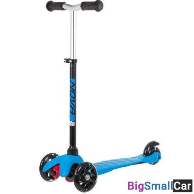 Детский самокат-кикборд 120H.DISCOKIDS.BGBL20 NOVATRACK - купить Верхнеяиково