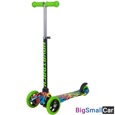 Детский самокат-кикборд 120H.DISCOKIDS.BMC8 NOVATRACK - купить Верхнеяиково