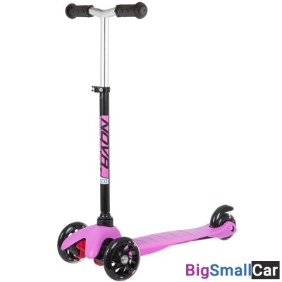 Детский самокат-кикборд 120H.DISCOKIDS.BPN20 NOVATRACK - купить Верхнеяиково