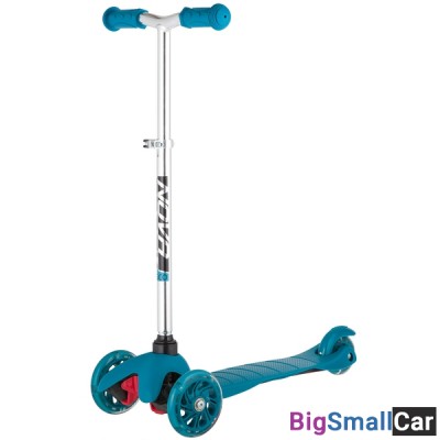 Детский самокат-кикборд 120H.DISCOKIDS.GBL20 NOVATRACK - купить Верхнеяиково