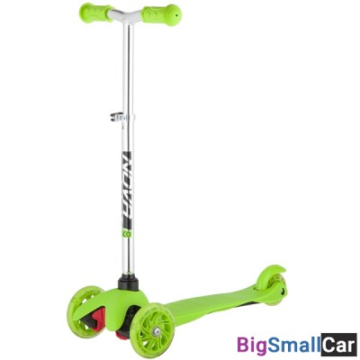 Детский самокат-кикборд 120H.DISCOKIDS.GN20 NOVATRACK - купить Верхнеяиково