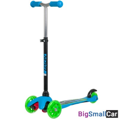 Детский самокат-кикборд 120H.DISCOKIDS.SGBL20 NOVATRACK - купить Верхнеяиково