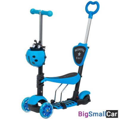 Детский самокат-кикборд FXA.SBDISCOKIDS.BL20 FOXX - купить Верхнеяиково