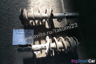 Стойки передние Toyota Auris 150 - купить Верхнеяиково