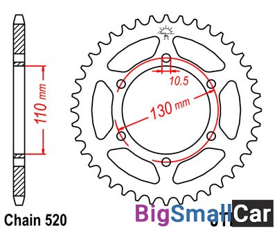Звезда ведомая JT JTR486.47 - купить Верхнеяиково