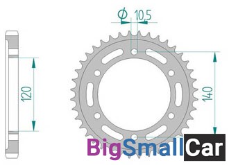 Звезда ведомая AFAM 16603-39 (JTR499.39) - купить Верхнеяиково