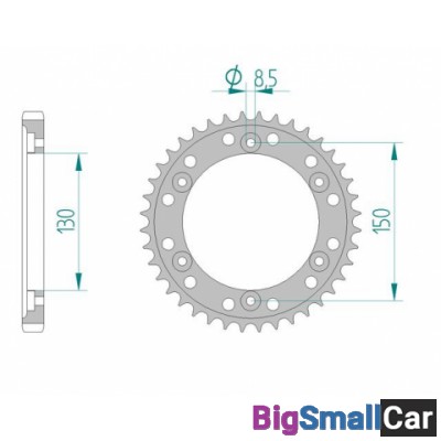 Звезда ведомая AFAM 10404-40 (JTR298.40) - купить Верхнеяиково