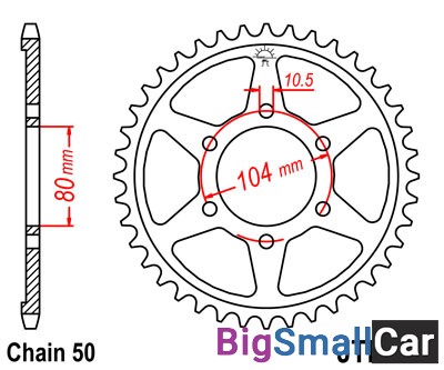 Звезда ведомая JT JTR488.43 - купить Верхнеяиково