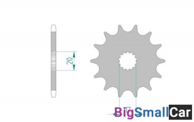 Звезда ведущая AFAM 21203-13 (JTF564.13) - купить Верхнеяиково