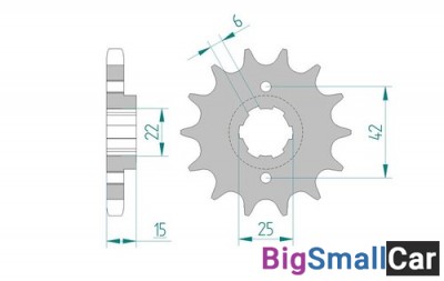 Звезда ведущая AFAM 20402-16 (JTF292.16) - купить Верхнеяиково