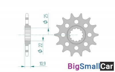 Звезда ведущая AFAM 21603-16 (JTF1581.16) YZF 600 R6  520 - купить Верхнеяиково