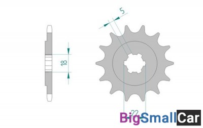 Звезда ведущая AFAM 24201-12 (JTF1445.12) - купить Верхнеяиково