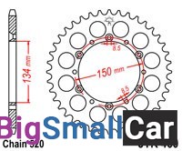 Звезда ведомая JT JTR460.48 - купить Верхнеяиково