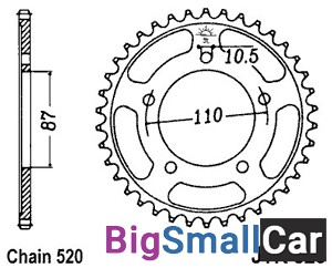 Звезда ведомая JT JTR823.46 - купить Верхнеяиково