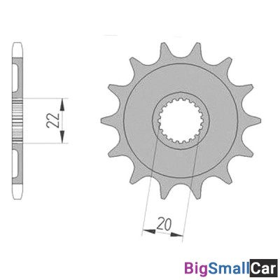 Звезда ведущая AFAM 21309-12 (JTF1590.12) - купить Верхнеяиково