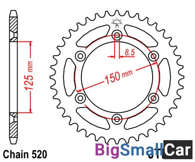 Звезда ведомая JT JTR897.44 - купить Верхнеяиково