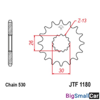 Звезда ведущая JT JTF1180.18 - купить Верхнеяиково