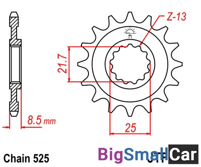 Звезда ведущая JT JTF1537.16RB - купить Верхнеяиково