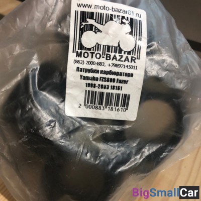 Патрубки карбюратора Yamaha FZS600 Fazer 1998-2003 18161 - купить Верхнеяиково