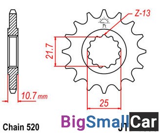 Звезда ведущая JT JTF1595.16RB - купить Верхнеяиково