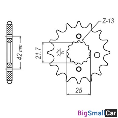 Звезда ведущая JT JTF513.16RB - купить Верхнеяиково