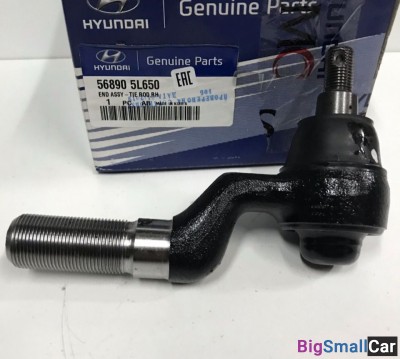 Наконечник рулевой тяги Hyundai HD35 568905L650 - купить Верхнеяиково