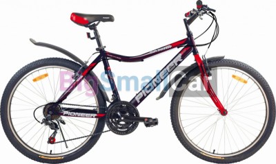 Дорожные велосипеды PIONEER OPTIMA 26/18 black-red-white - купить Верхнеяиково