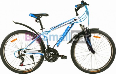 Горные велосипеды PIONEER CITY 26/16 white-black-blue - купить Верхнеяиково