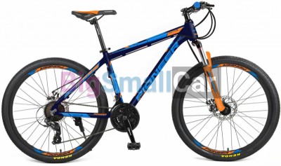 Горные велосипеды PIONEER ACTIVE 27,5 AL/18 darkblue-orange-blue - купить Верхнеяиково