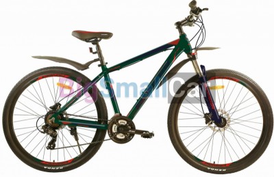 Горные велосипеды PIONEER NEVADA 29 AL/18 darkgreen-black-red - купить Верхнеяиково