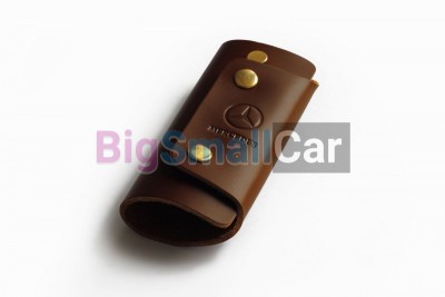 Чехол Для Ключей Mercedes Универсальный, Кожаный, Темно-Коричневый bgt1011 - купить Верхнеяиково